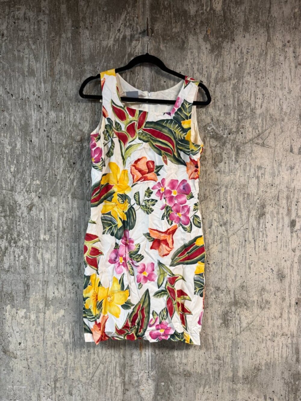 RABBIT RABBIT RABBIT DESIGNS Women's Tropical Floral Print Dress Size 12